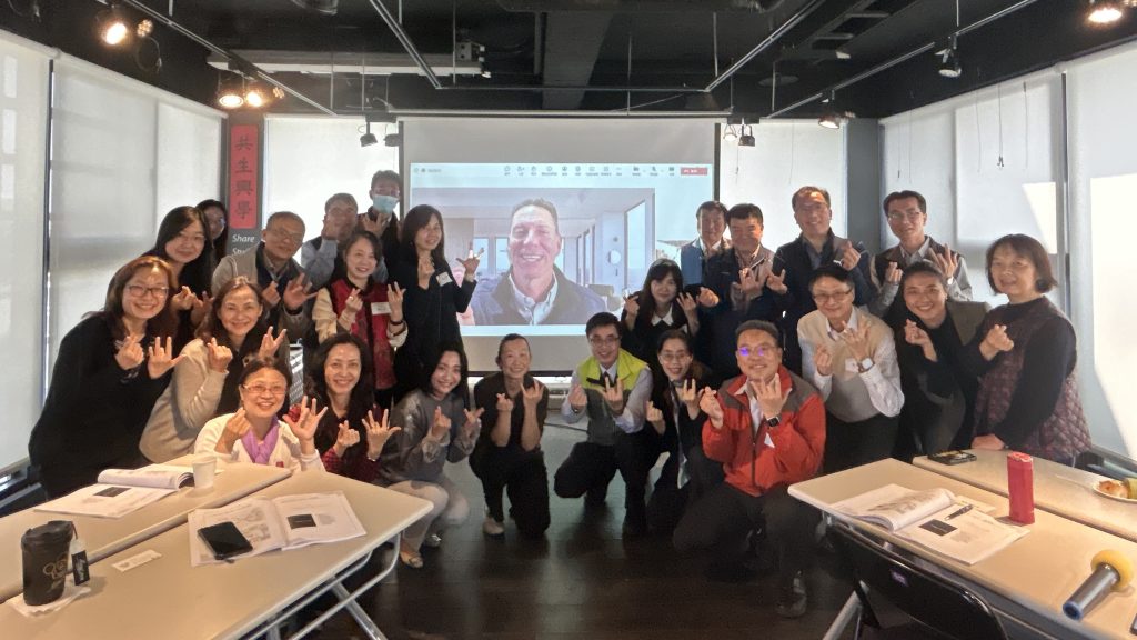 校長們與NCDA(National Career Development Association)美國講師Mark大合照